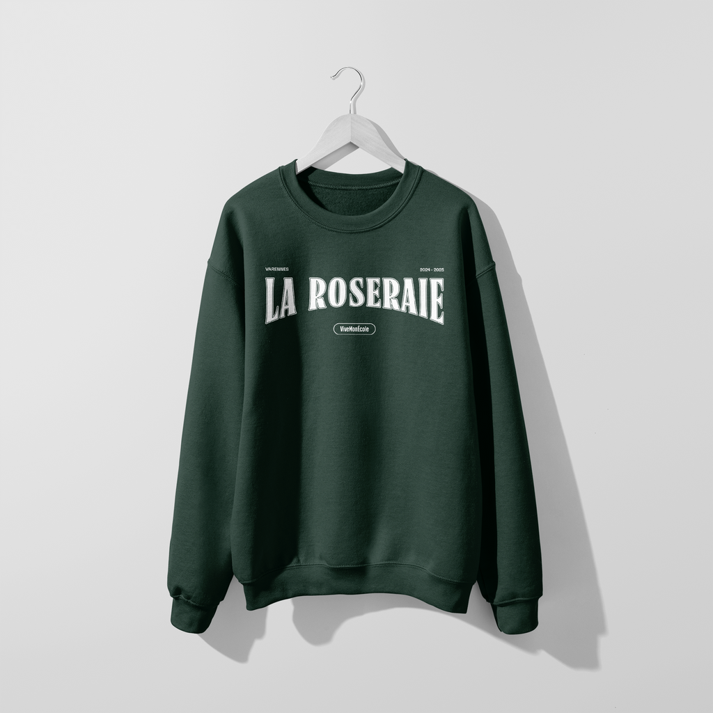 Mon Crew Confort - La Roseraie - Adulte - Blanc