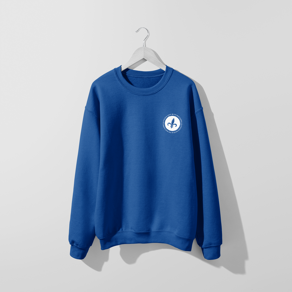 Mon Crew Confort - Fête Nationale du Québec - Adulte - Royal