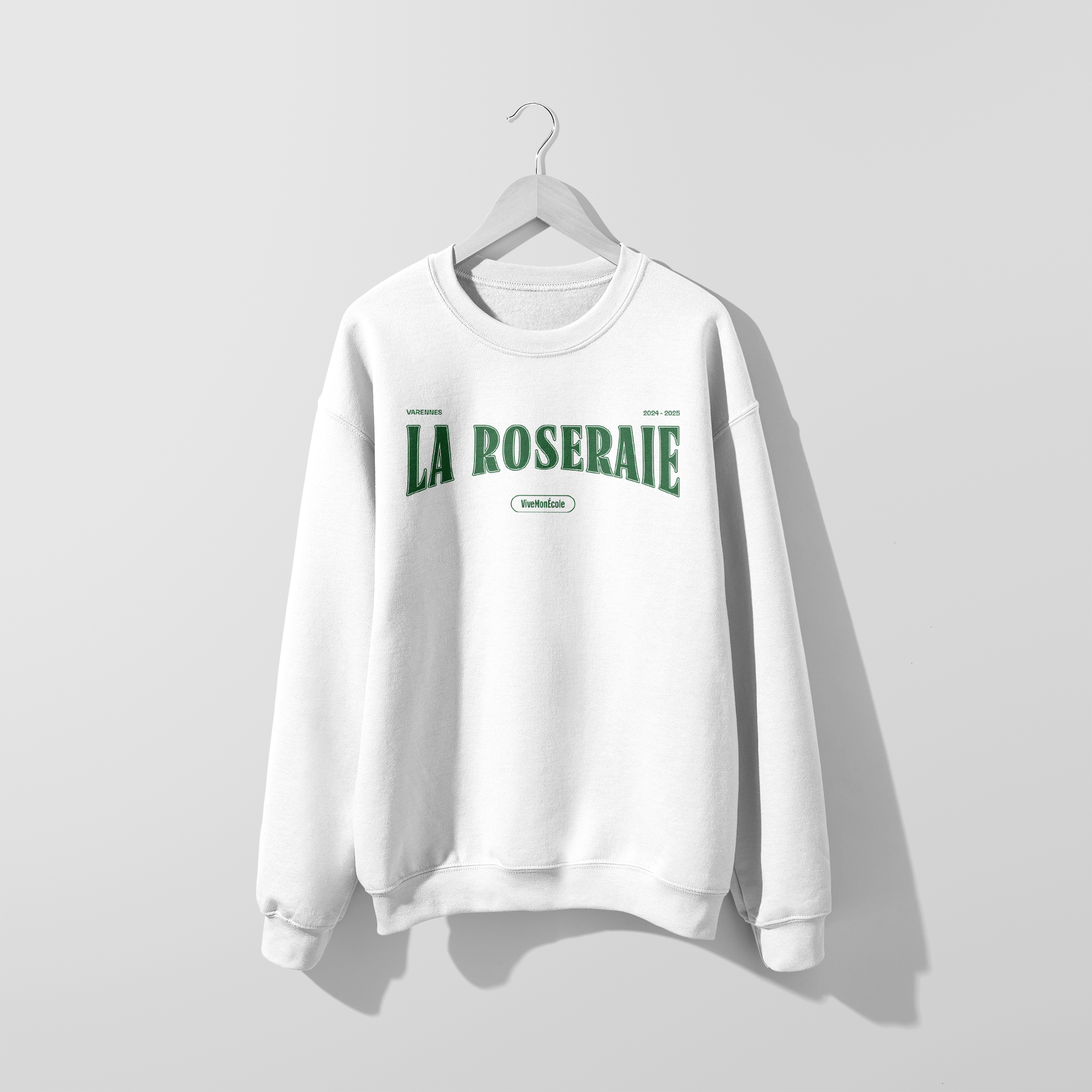 Mon Crew Fit - La Roseraie - Adulte - Vert