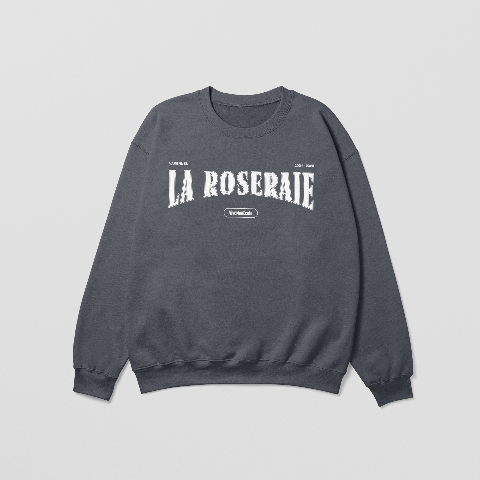 Mon Crew Fit - La Roseraie - Enfant - Blanc