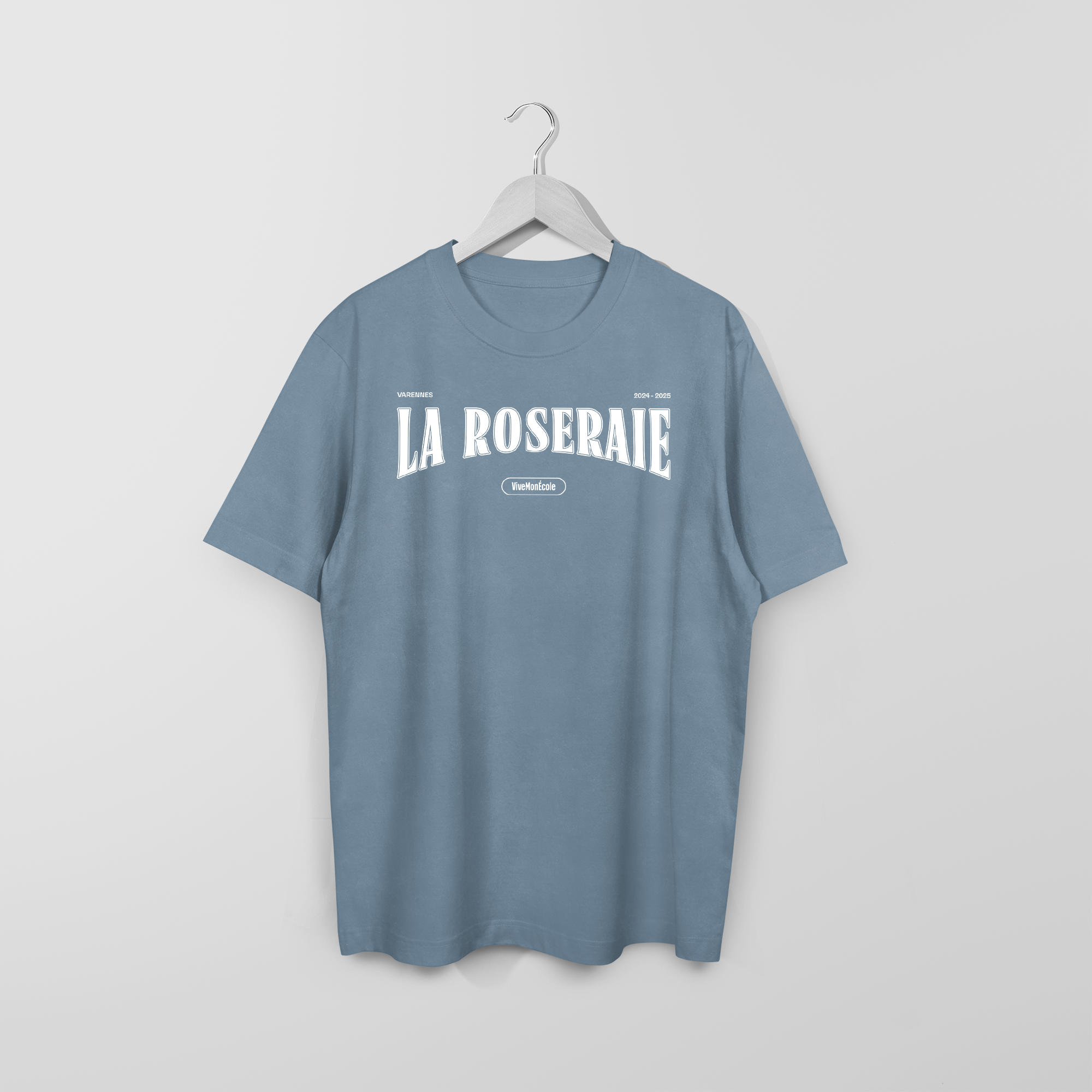Mon T-Shirt Garçon - La Roseraie - Adulte - Blanc