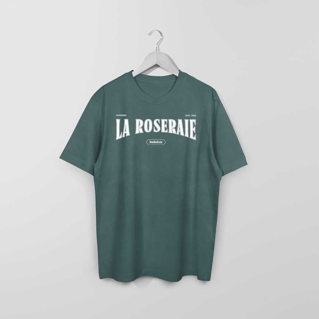 Mon T-Shirt Garçon - La Roseraie - Adulte - Blanc