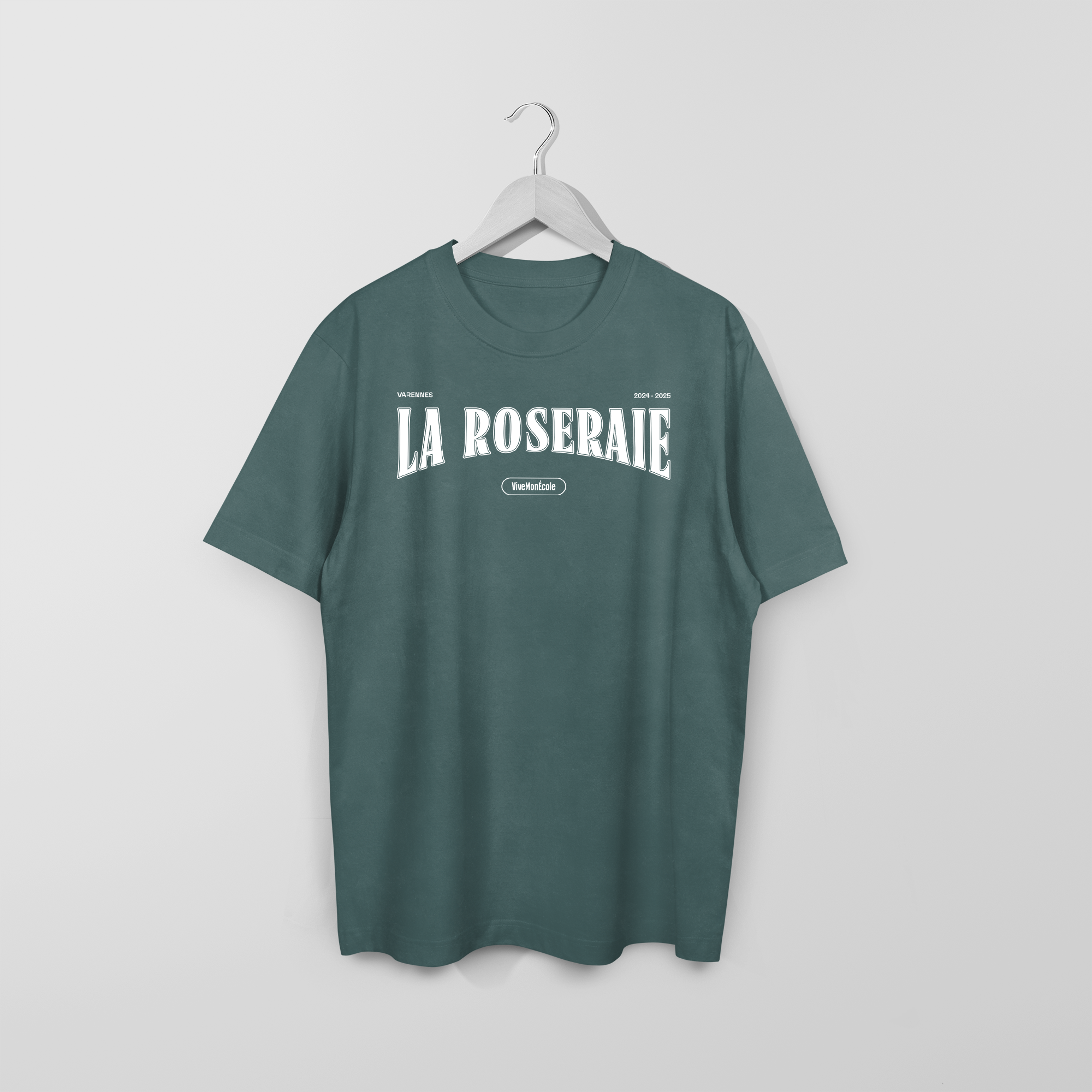 Mon T-Shirt Garçon - La Roseraie - Adulte - Blanc