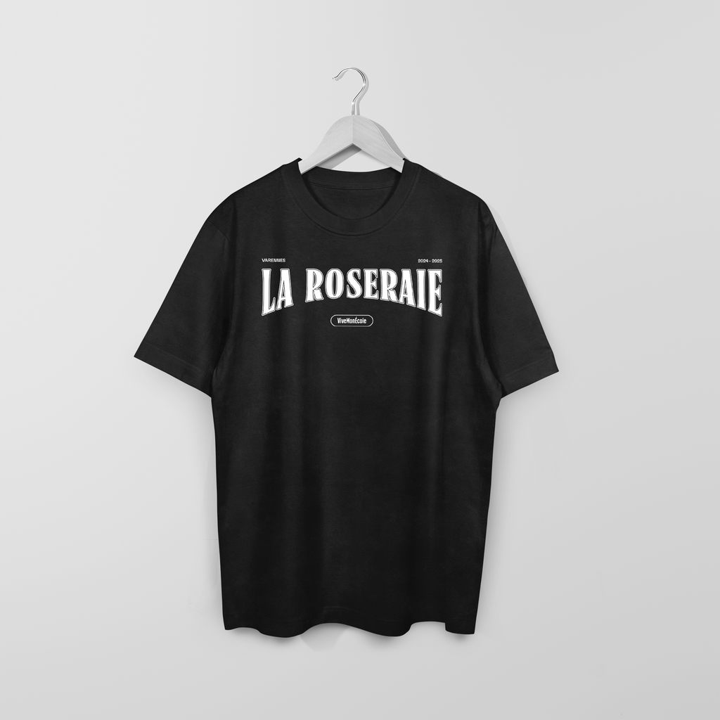 Mon T-Shirt Garçon - La Roseraie - Adulte - Blanc