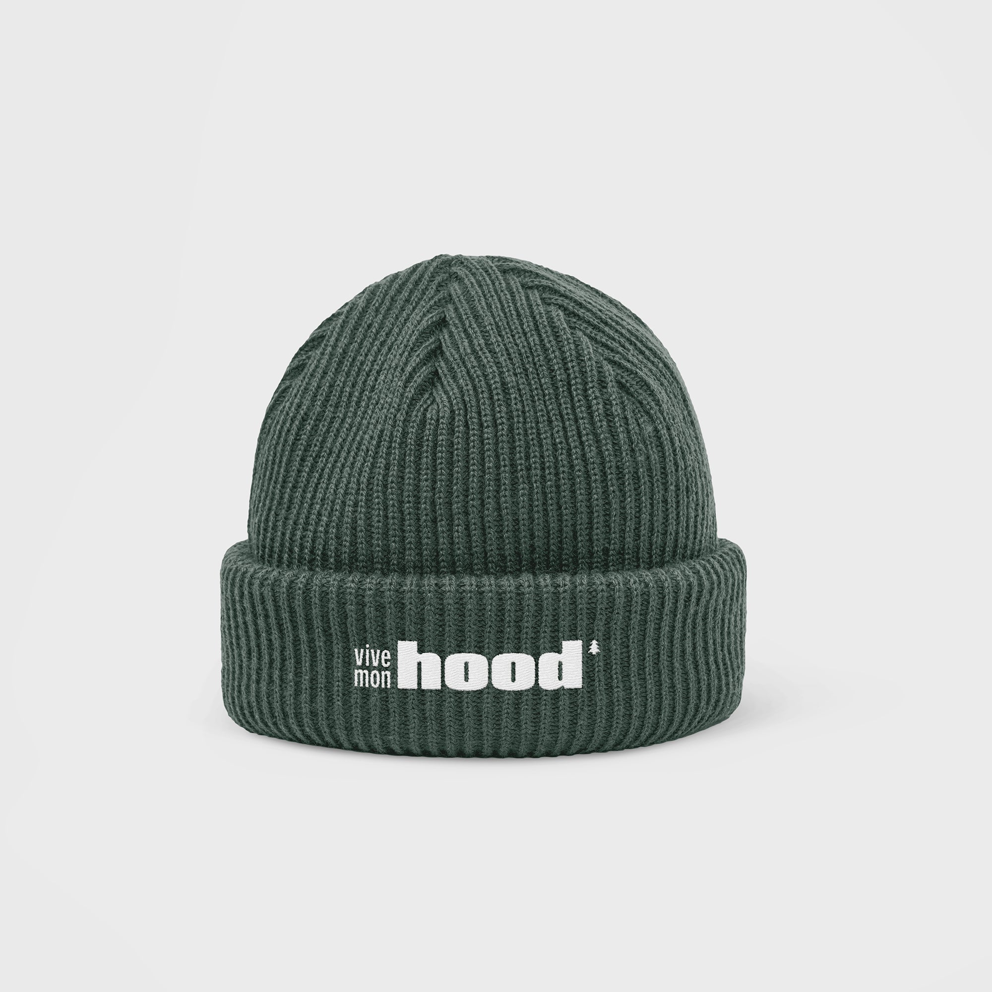 Ma Tuque - ViveMonHood - Brodée en blanc - Fait au Canada