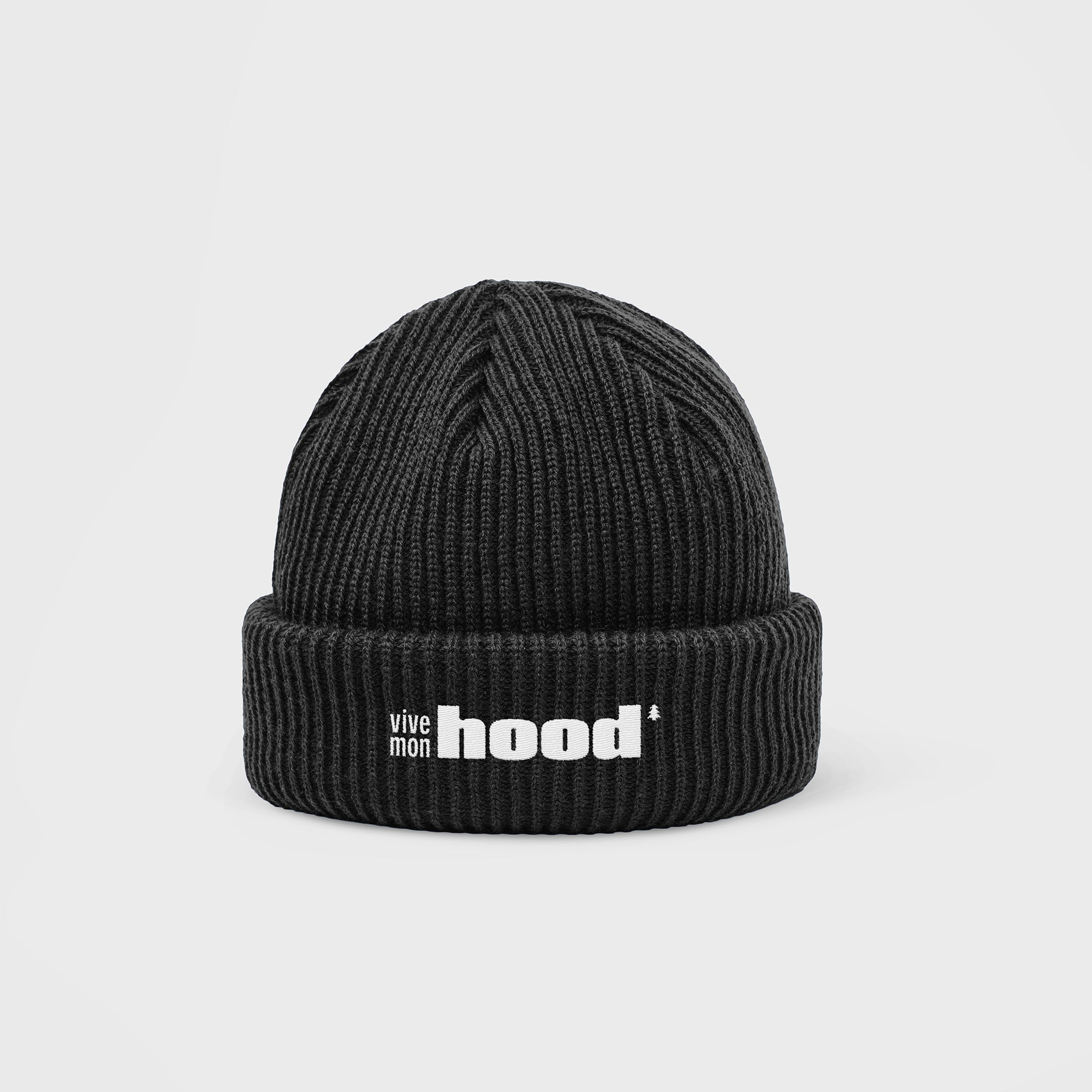 Ma Tuque - ViveMonHood - Brodée en blanc - Fait au Canada