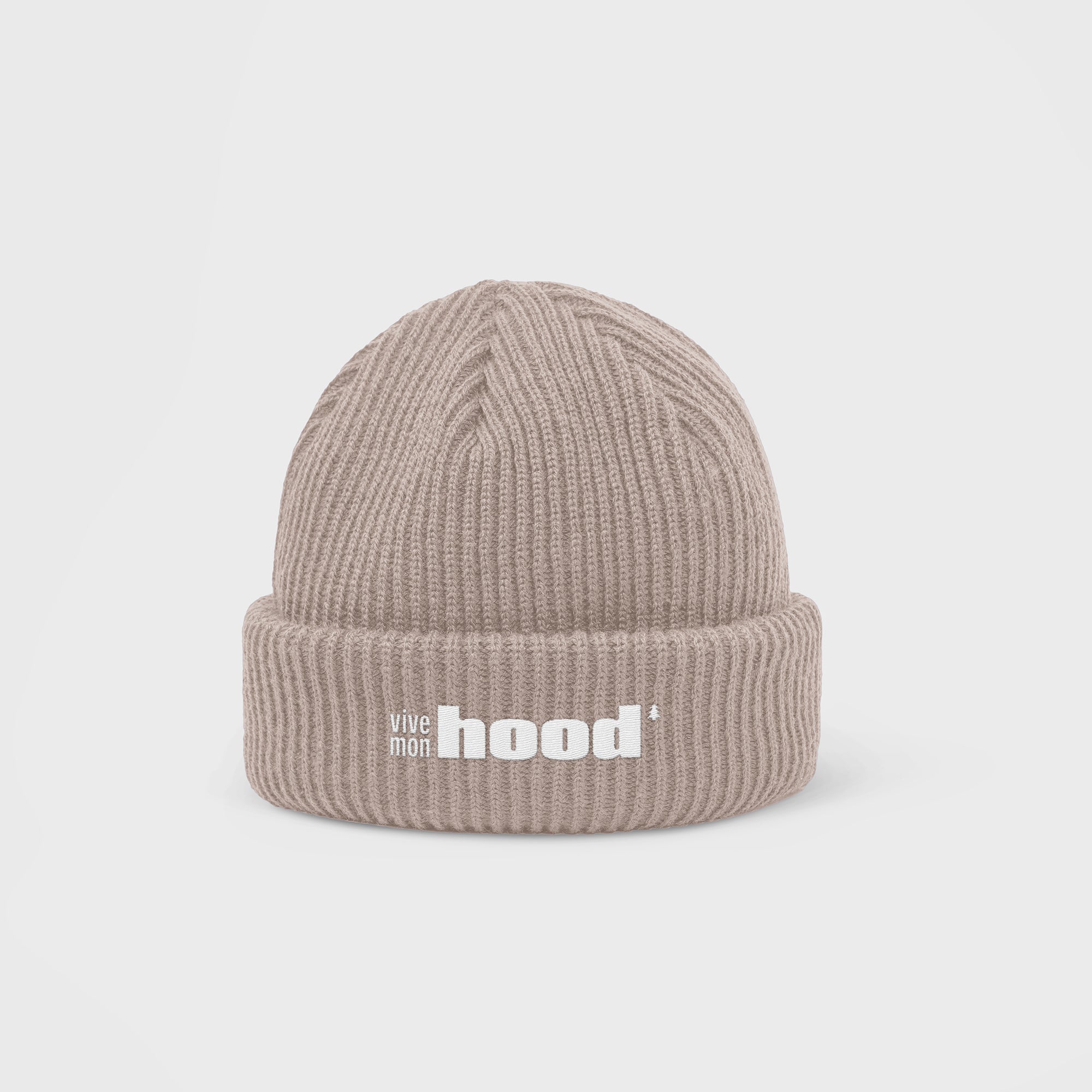 Ma Tuque - ViveMonHood - Brodée en blanc - Fait au Canada