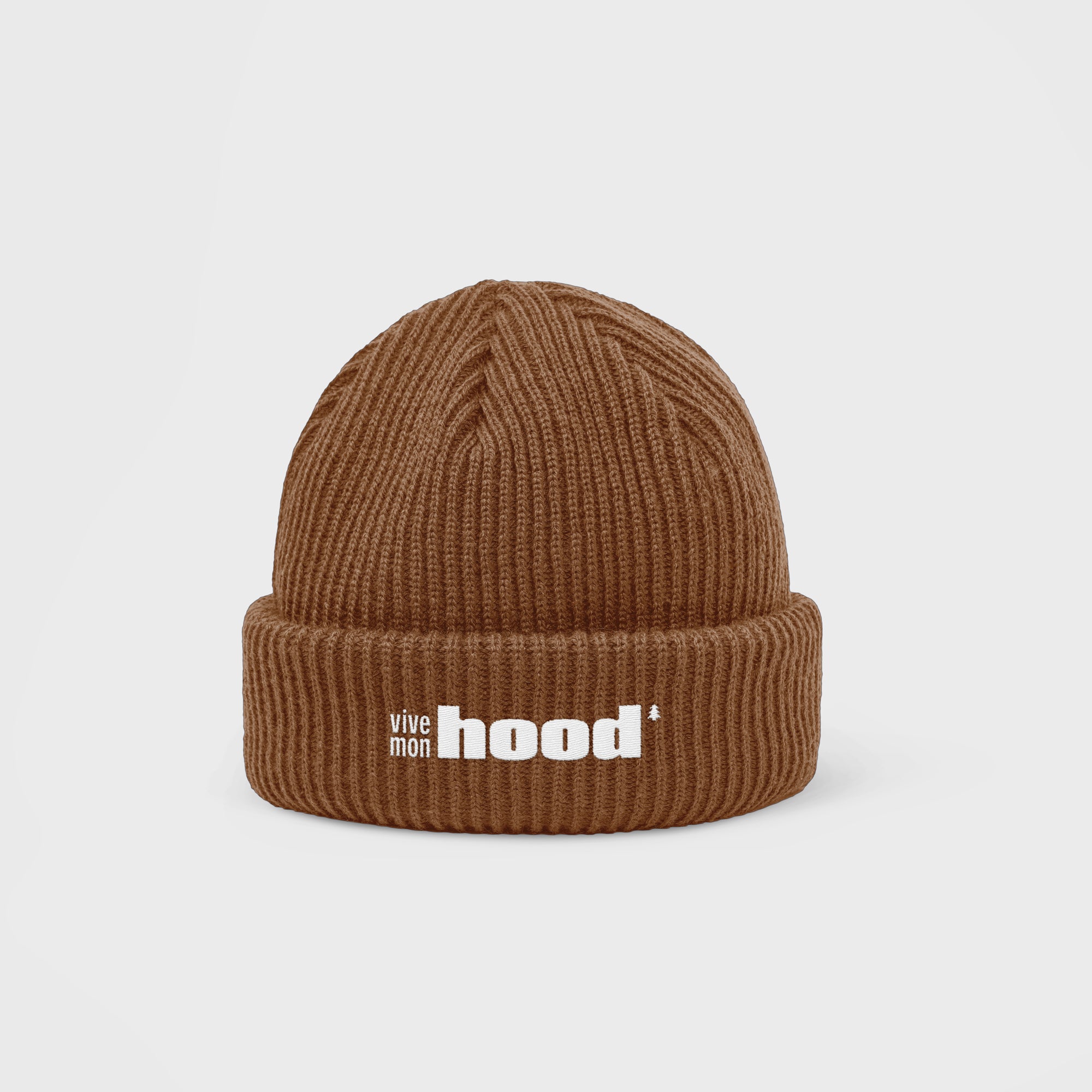 Ma Tuque - ViveMonHood - Brodée en blanc - Fait au Canada