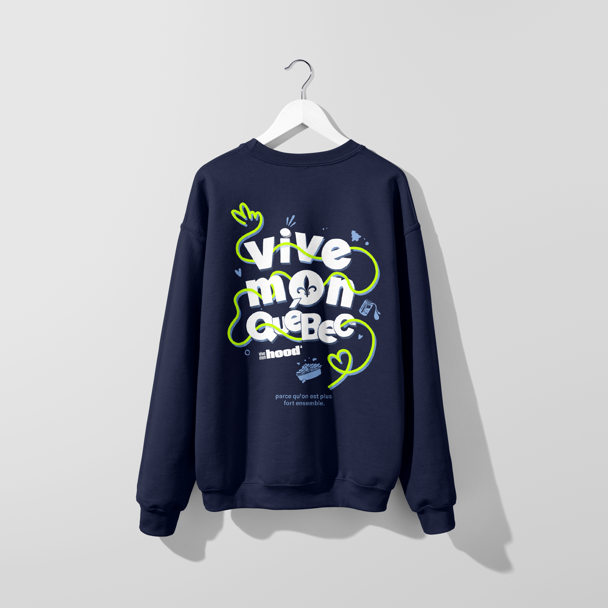 Mon Crew Confort - Crewneck Fête Nationale du Québec - Adulte