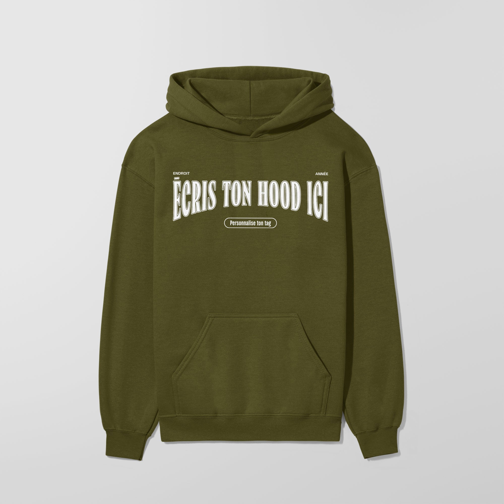 Mon Hood Fit - Adulte - Blanc - Hood personnalisé