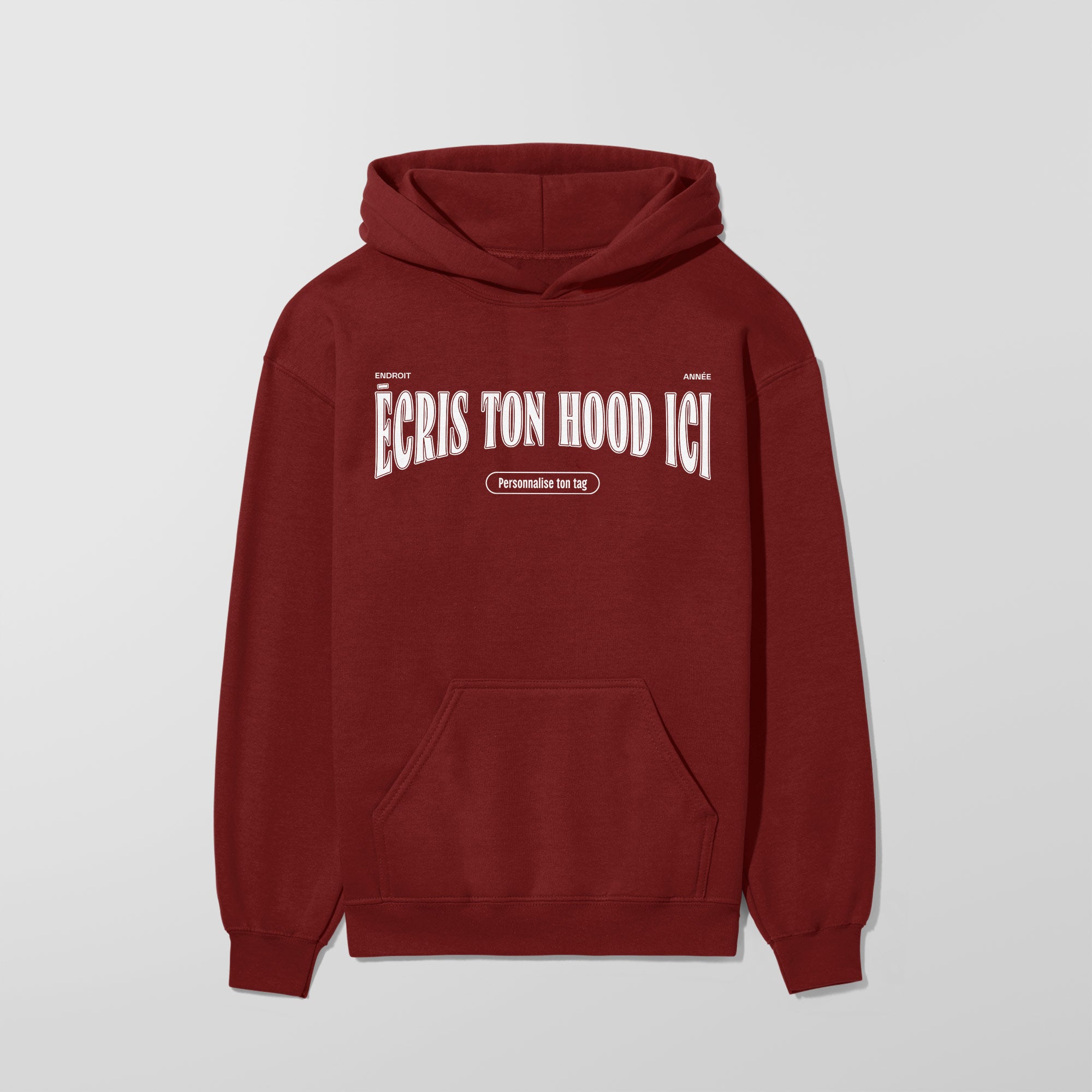 Mon Hood Fit - Adulte - Blanc - Hood personnalisé