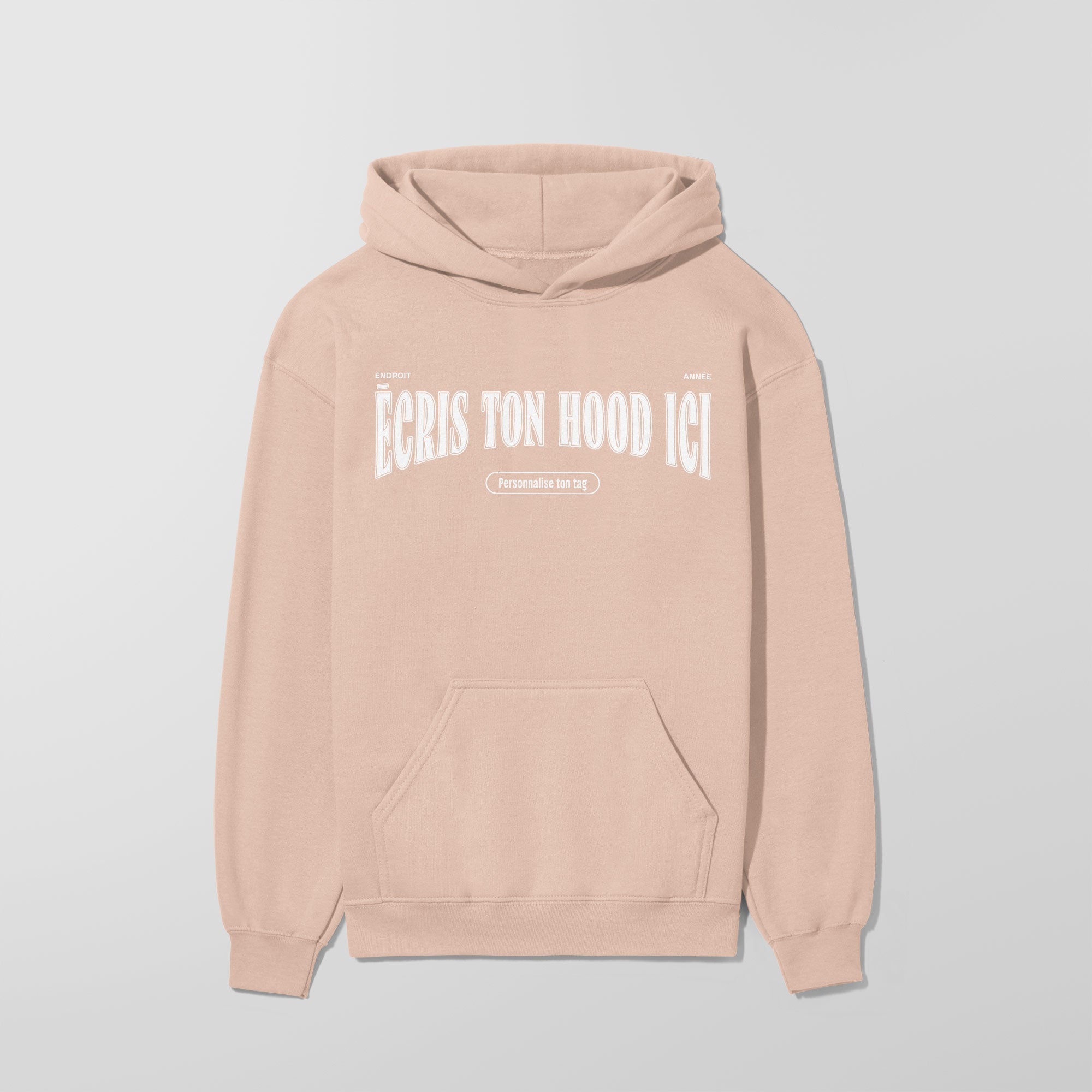 Mon Hood Fit - Adulte - Blanc - Hood personnalisé