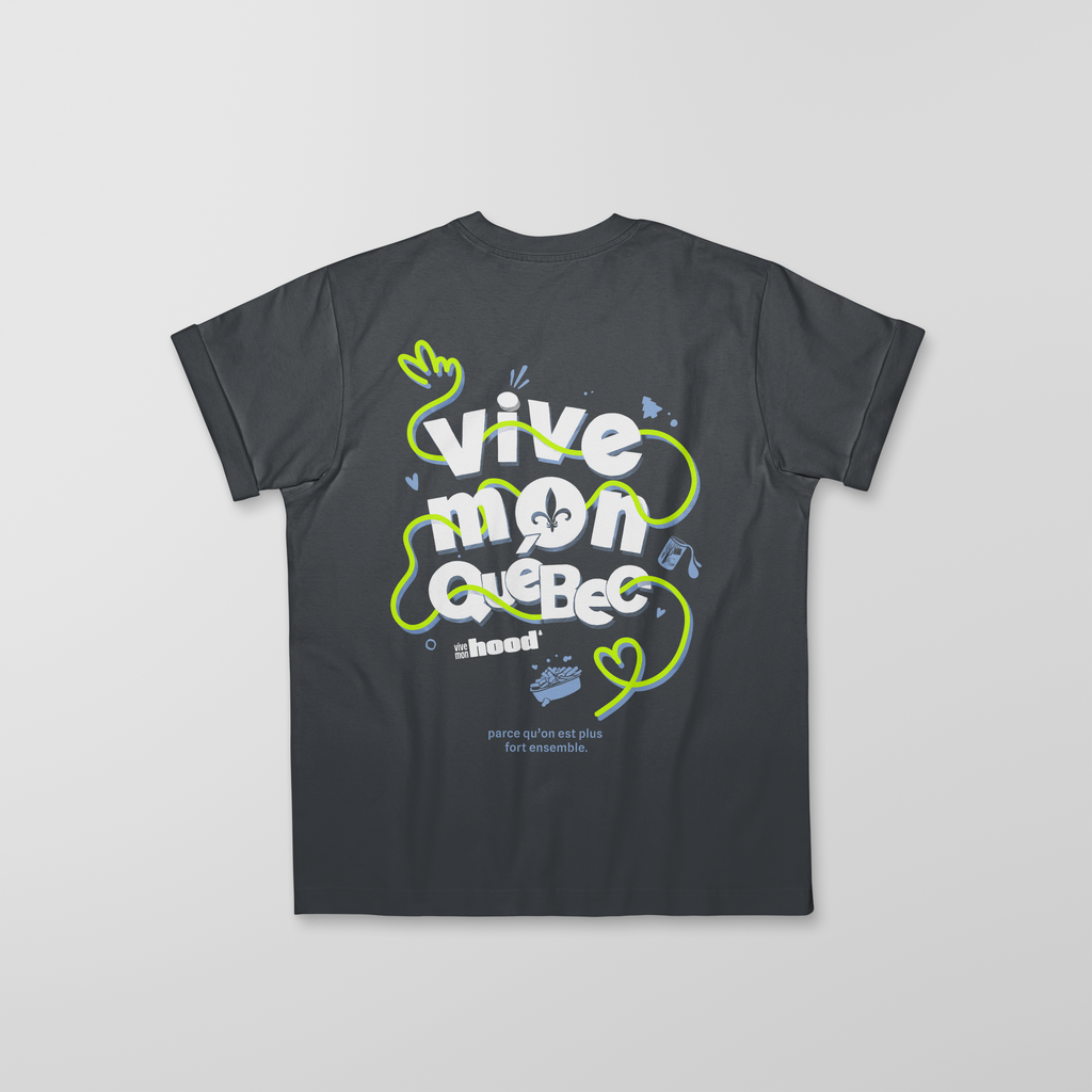 Mon T-Shirt Garçon - Fête Nationale du Québec - Adulte