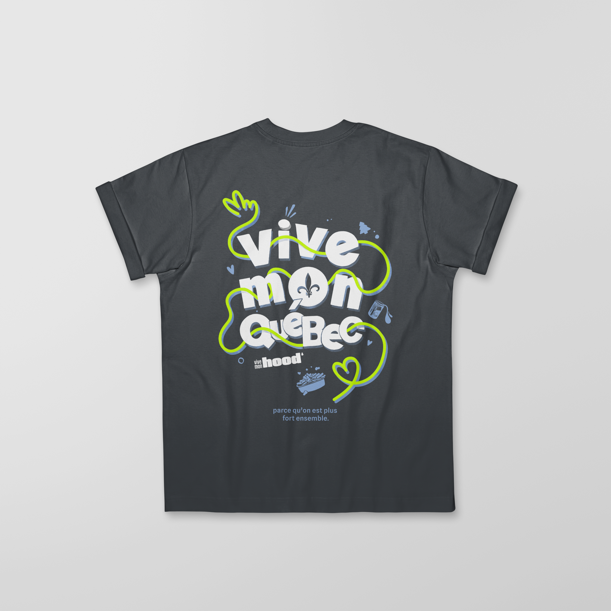 Mon T-Shirt Garçon - Fête Nationale du Québec - Adulte