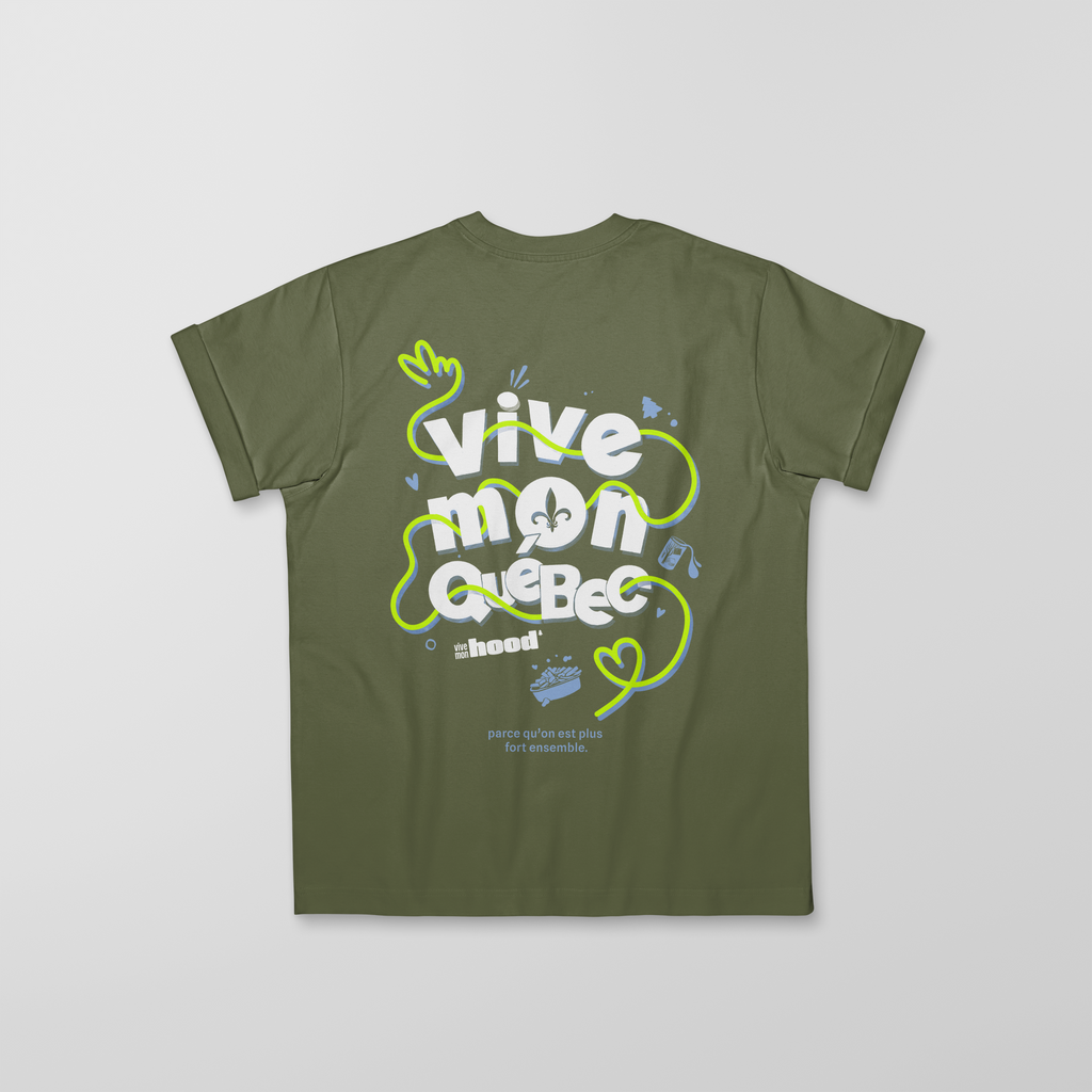 Mon T-Shirt Garçon - Fête Nationale du Québec - Adulte