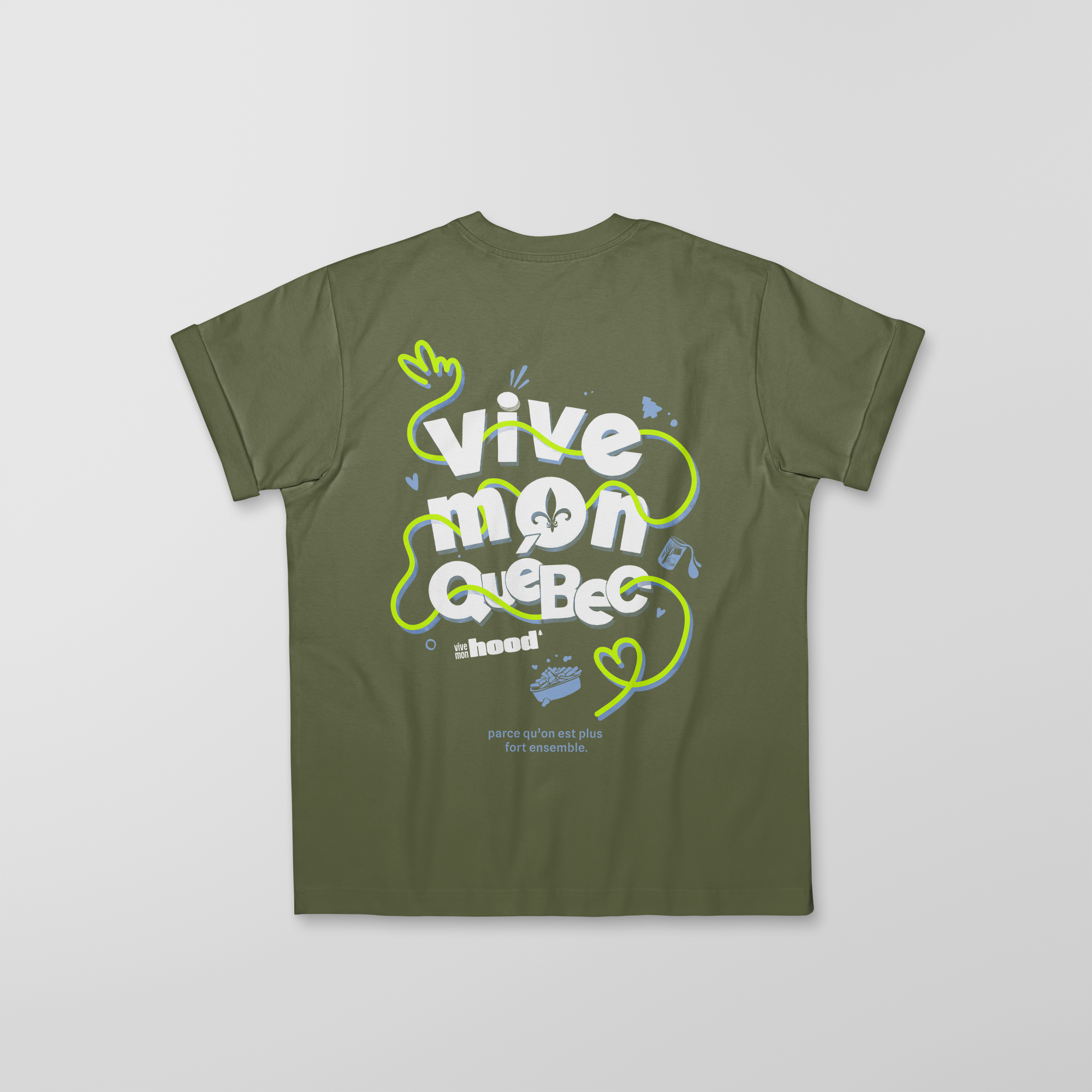 Mon T-Shirt Garçon - Fête Nationale du Québec - Adulte