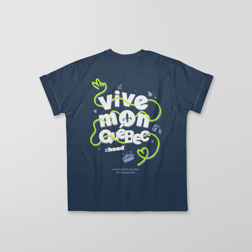 Mon T-Shirt Garçon - Fête Nationale du Québec - Adulte