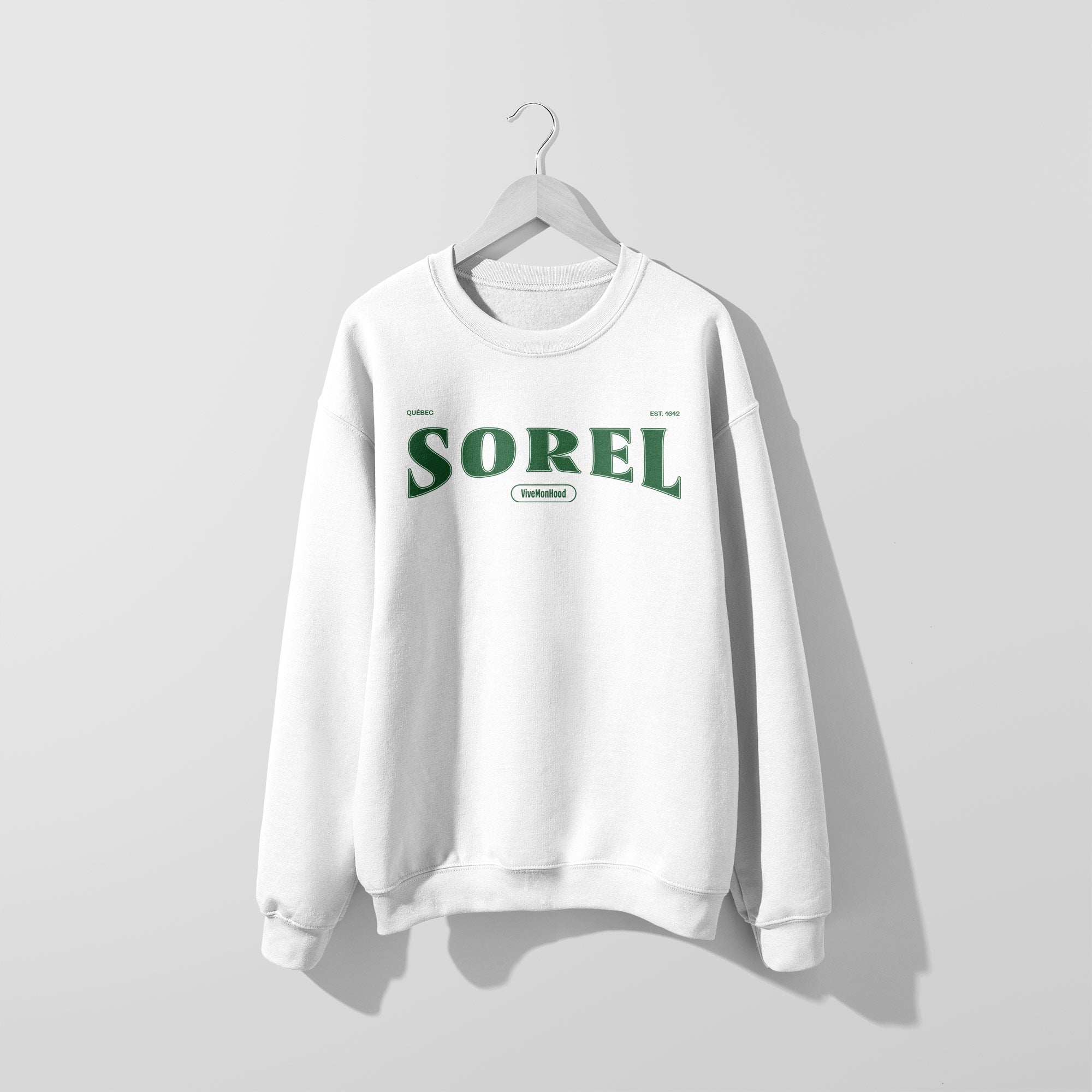 Mon Crew Fit - Adultes - Sorel - Impression en Vert