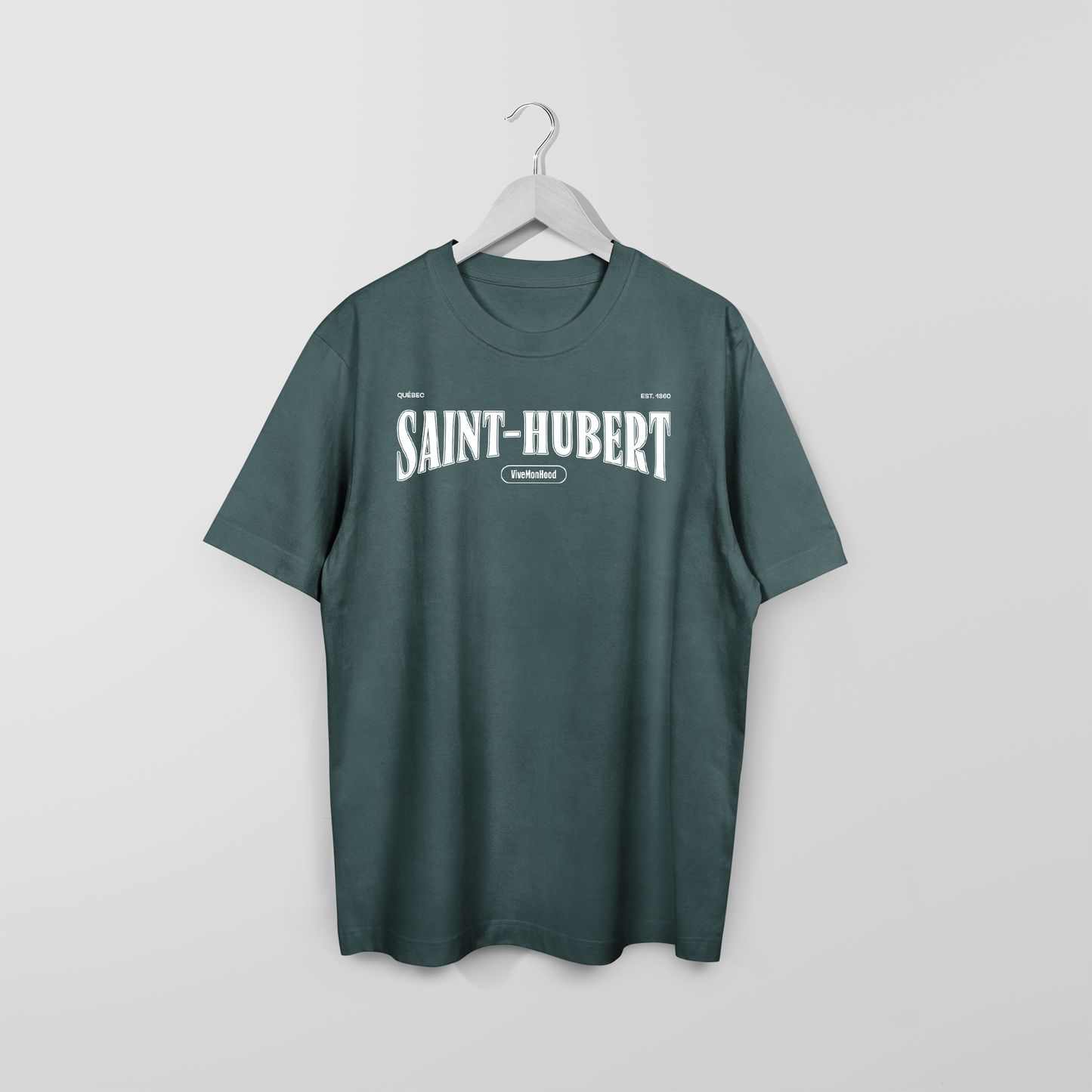 Mon T-Shirt Garçon - Saint-Hubert - Adulte - Blanc - BlueSpruce