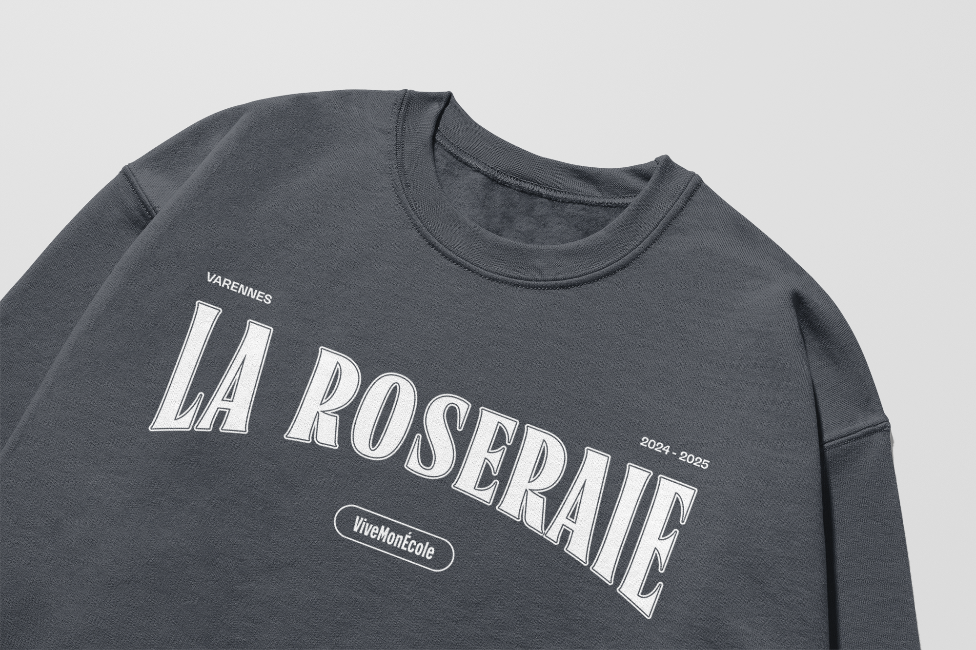 Mon Crew Fit - La Roseraie - Enfant - Blanc