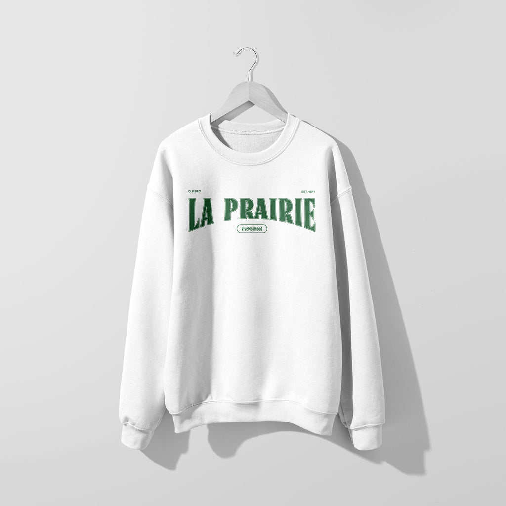 Mon Crew Fit - Adultes - La Prairie - Impression en Vert
