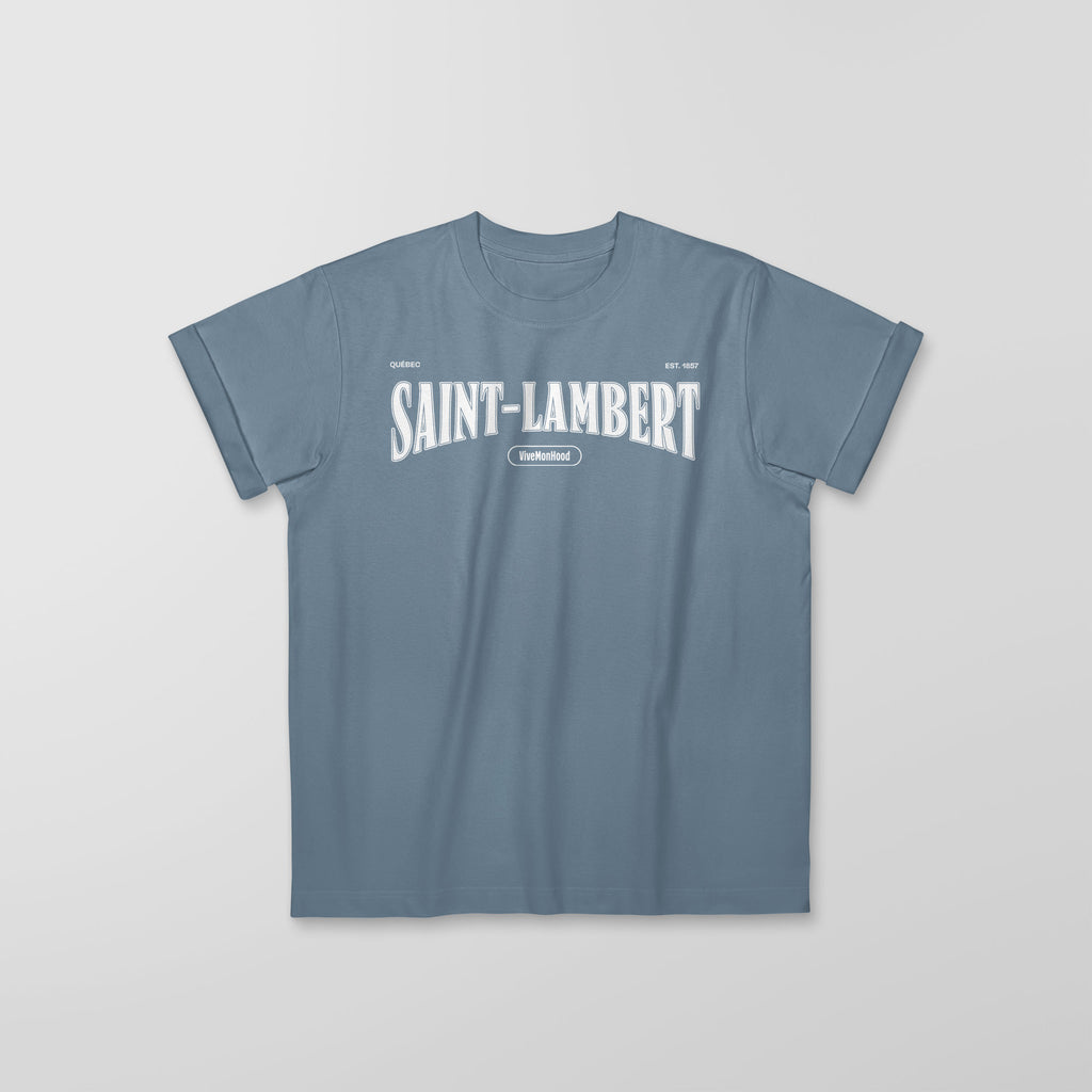 Mon T-Shirt Garçon - Adultes - Saint-Lambert - Impression en Blanc