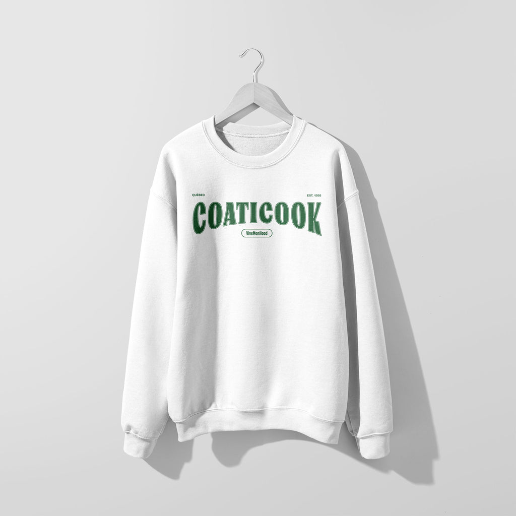 Mon Crew Fit - Adultes - Coaticook - Impression en Vert