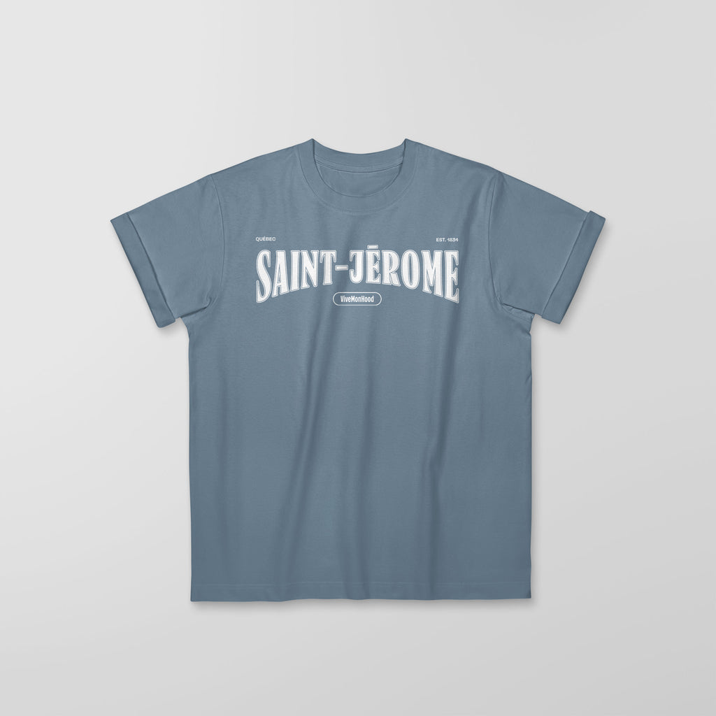 Mon T-Shirt Garçon - Adultes - Saint-Jérôme - Impression en Blanc