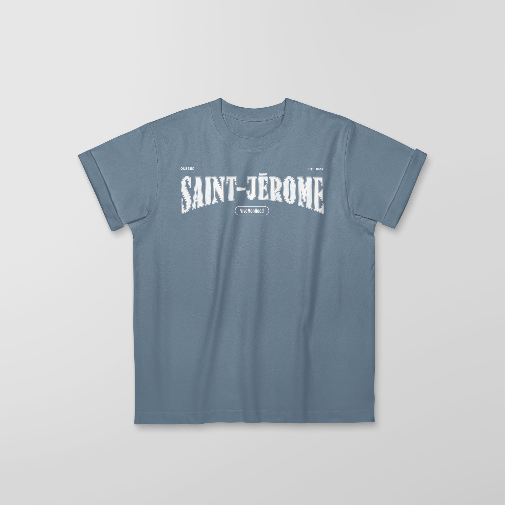 Mon T-Shirt Garçon - Adultes - Saint-Jérôme - Impression en Blanc