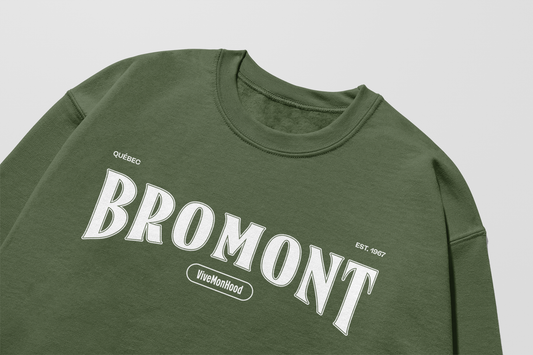 Mon Crew Confort - Bromont - Adulte - Blanc - Militaire