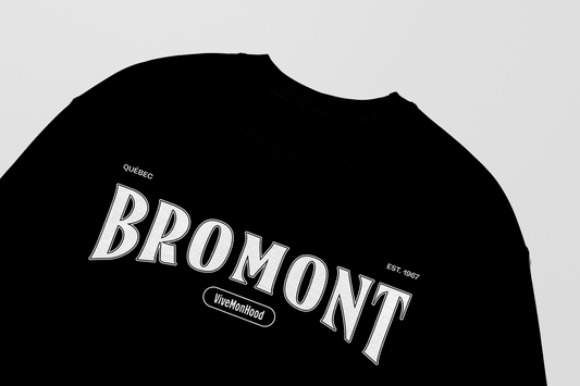 Mon Crew Fit - Bromont - Adulte - Blanc - Noir