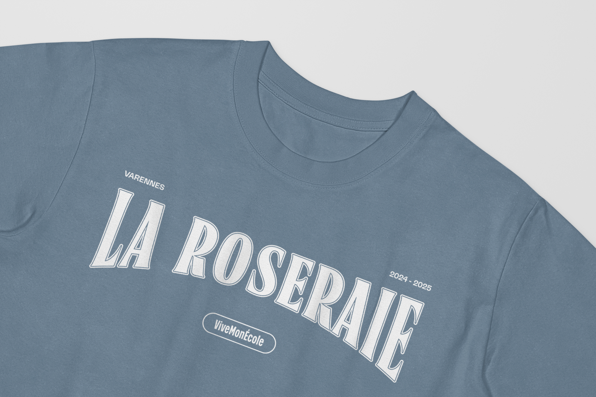 Mon T-Shirt Garçon - La Roseraie - Adulte - Blanc