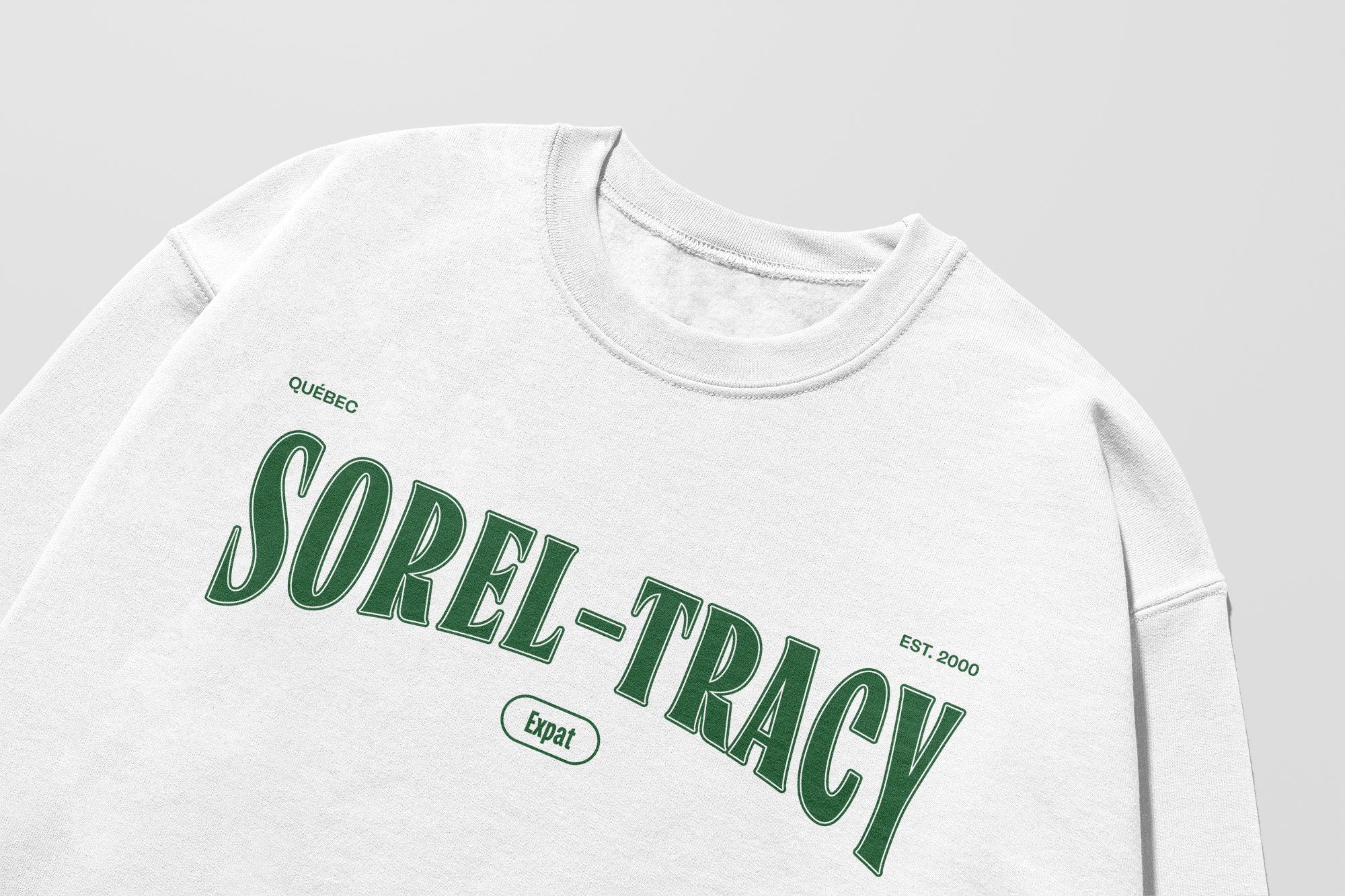 Mon Crew Fit - Adultes - Sorel-Tracy - Impression en Vert