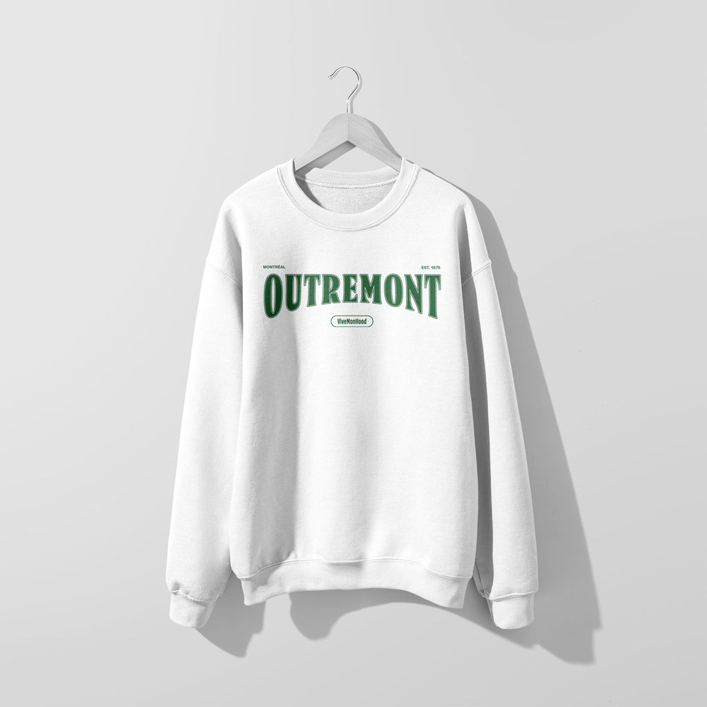 Mon Crew Fit - Adultes - Outremont - Impression en Vert