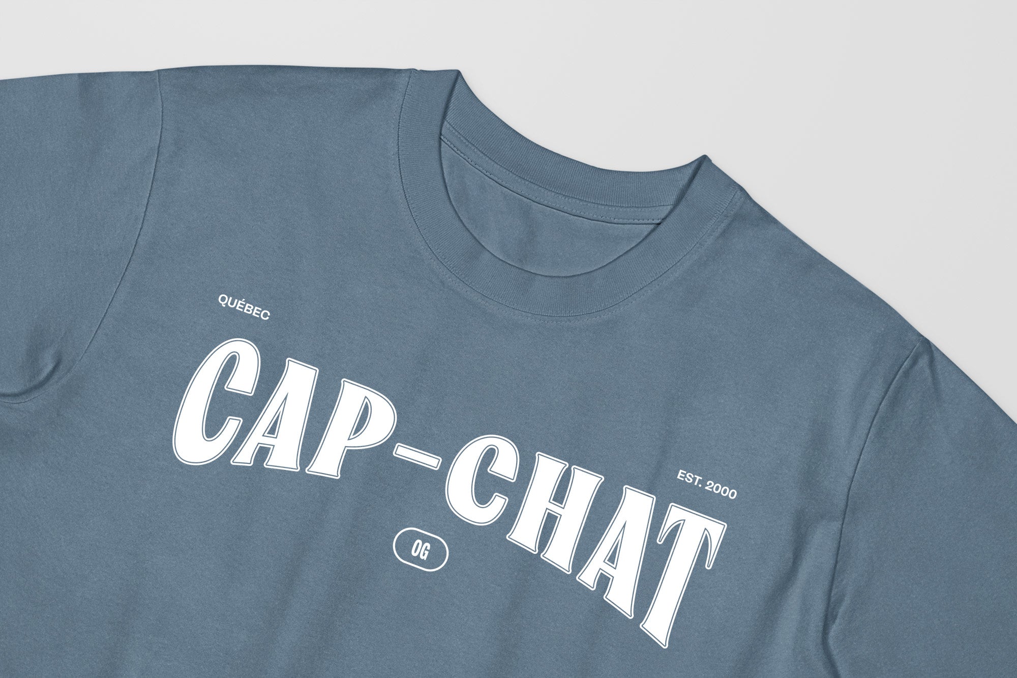 Mon T-Shirt Garçon - Adultes - Cap-Chat - Impression en Blanc