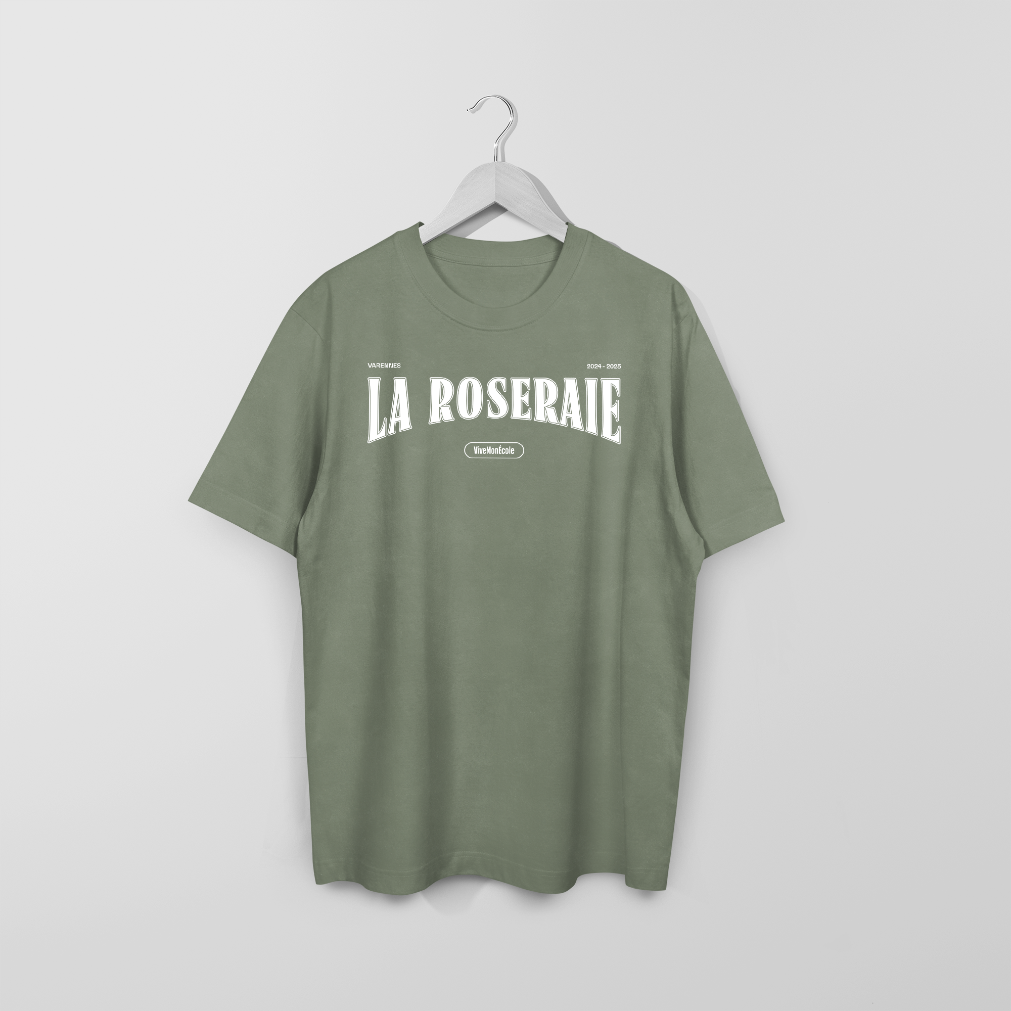 Mon T-Shirt Garçon - La Roseraie - Adulte - Blanc