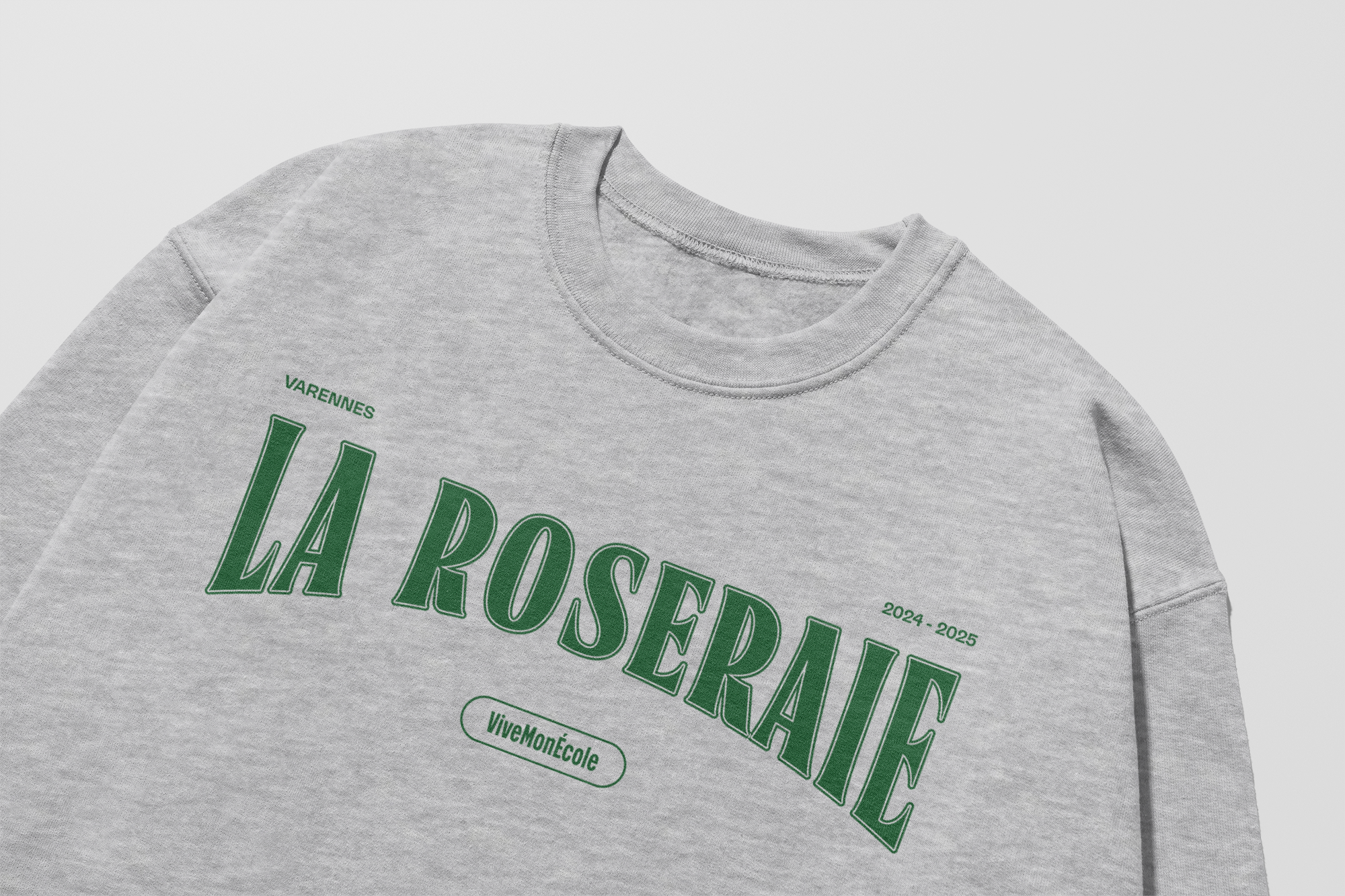 Mon Crew Fit - La Roseraie - Adulte - Vert