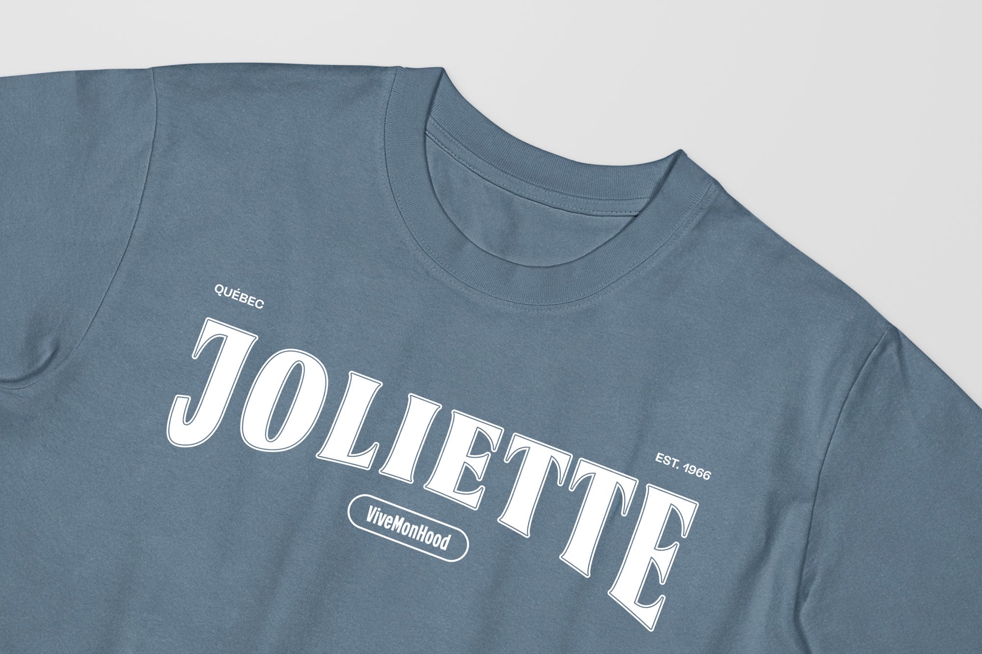 Mon T-Shirt Garçon - Adultes - Joliette - Impression en Blanc