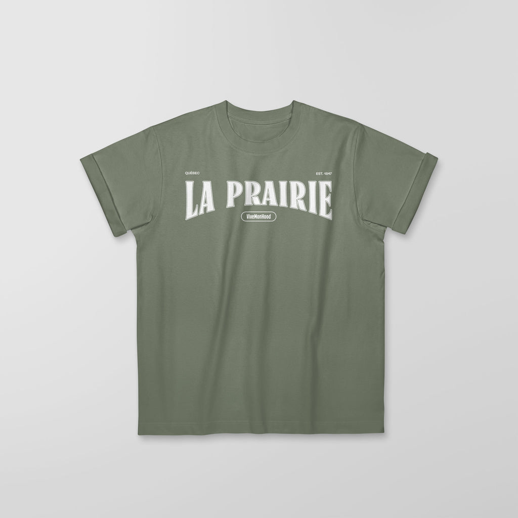 Mon T-Shirt Garçon - Adultes - La Prairie - Impression en Blanc