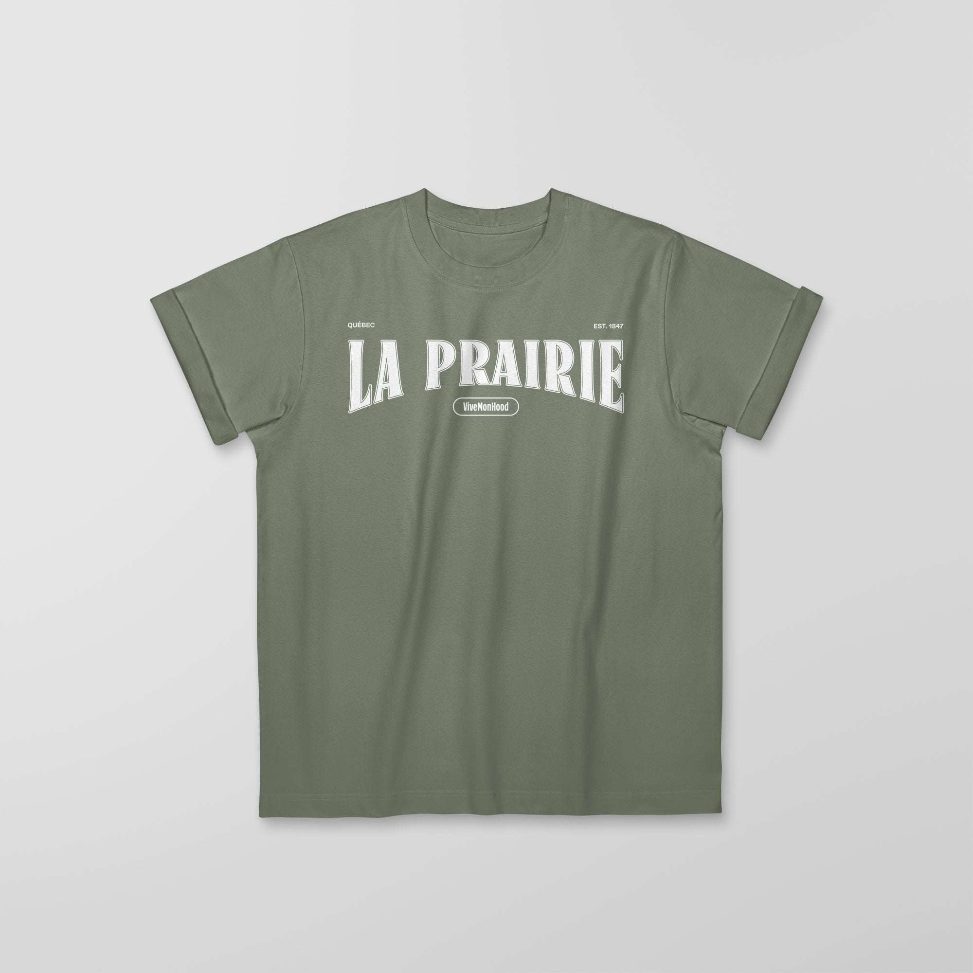 Mon T-Shirt Garçon - Adultes - La Prairie - Impression en Blanc