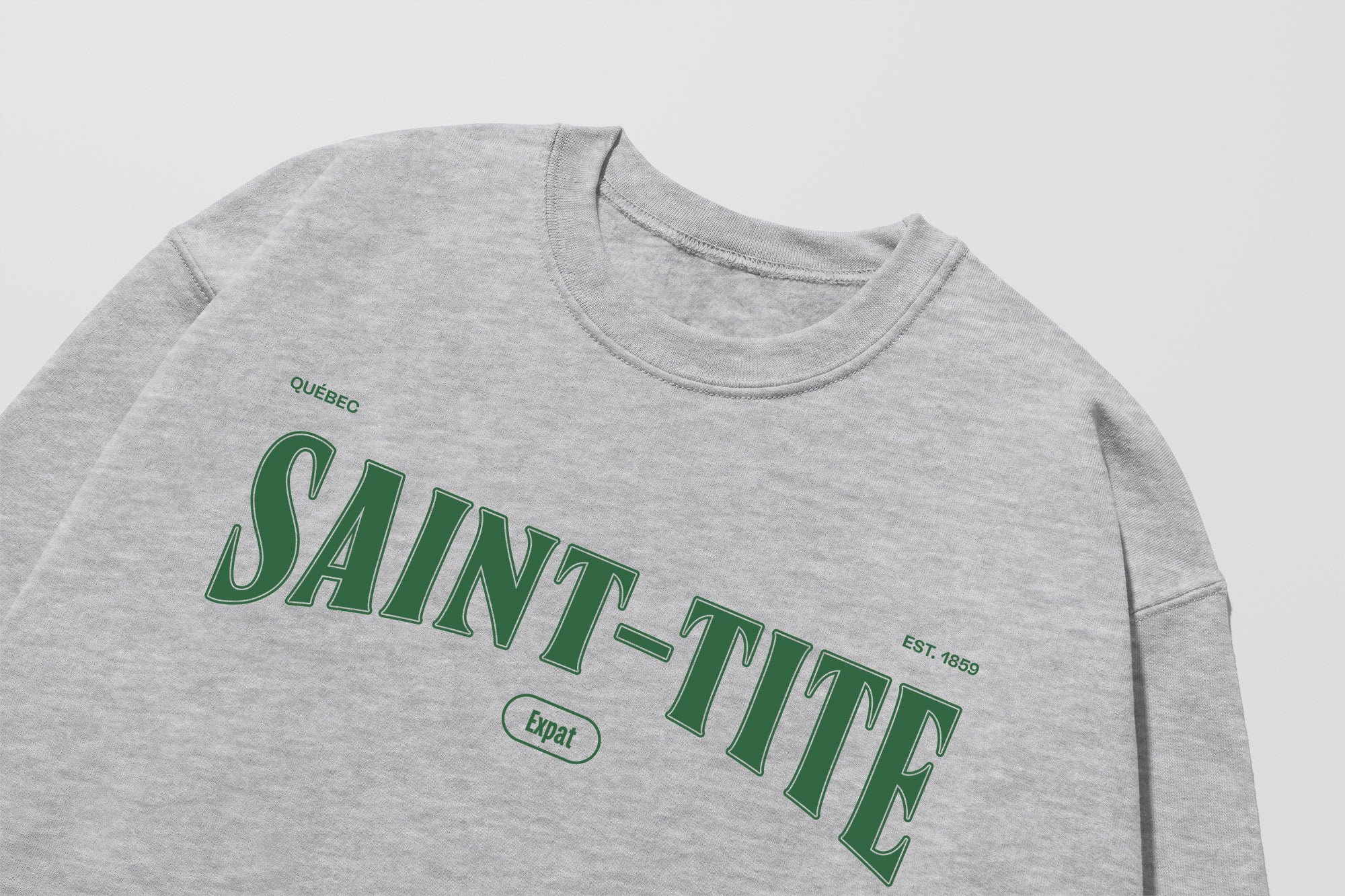 Mon Crew Fit - Adultes - Saint-Tite - Impression en Vert