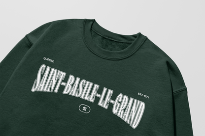 Mon Crew Confort - Saint-Basile-le-Grand - Adulte - Blanc - Forêt