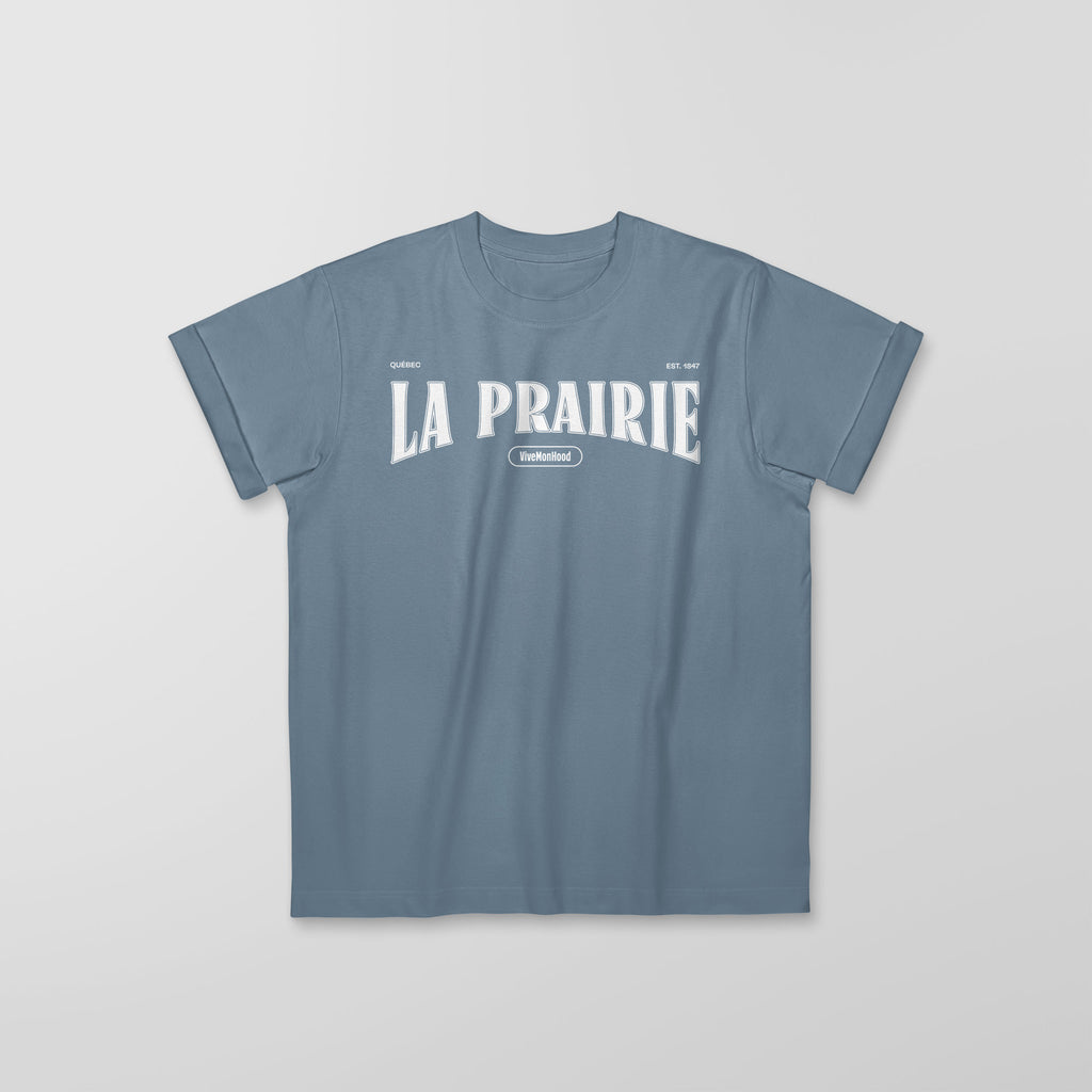 Mon T-Shirt Garçon - Adultes - La Prairie - Impression en Blanc