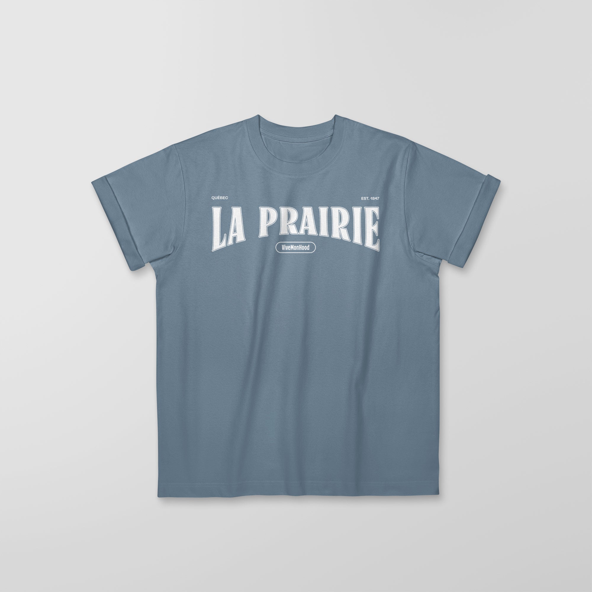 Mon T-Shirt Garçon - Adultes - La Prairie - Impression en Blanc