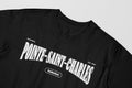 Mon T-Shirt Garçon - Adultes - Pointe-Saint-Charles - Impression en Blanc