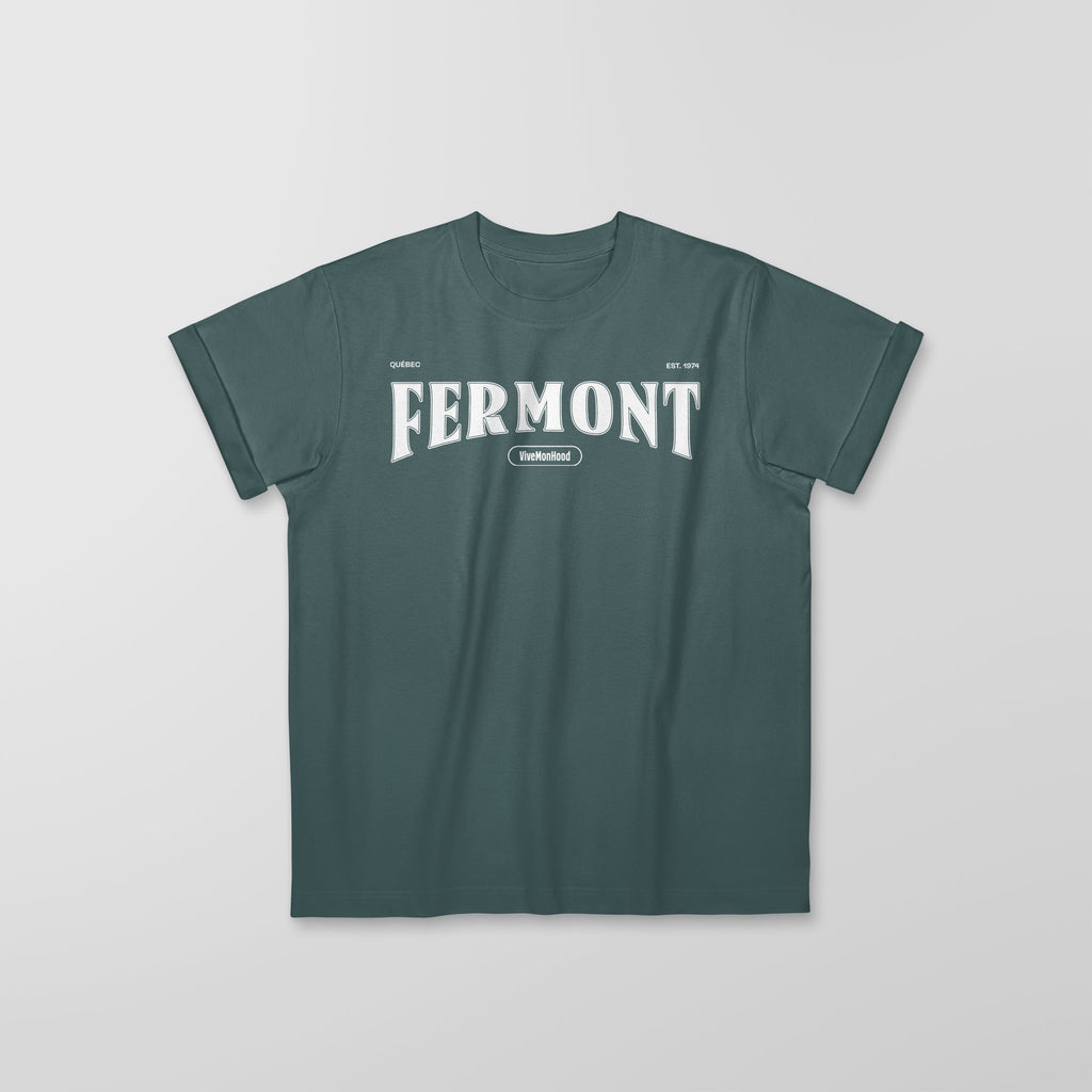 Mon T-Shirt Garçon - Adultes - Fermont - Impression en Blanc