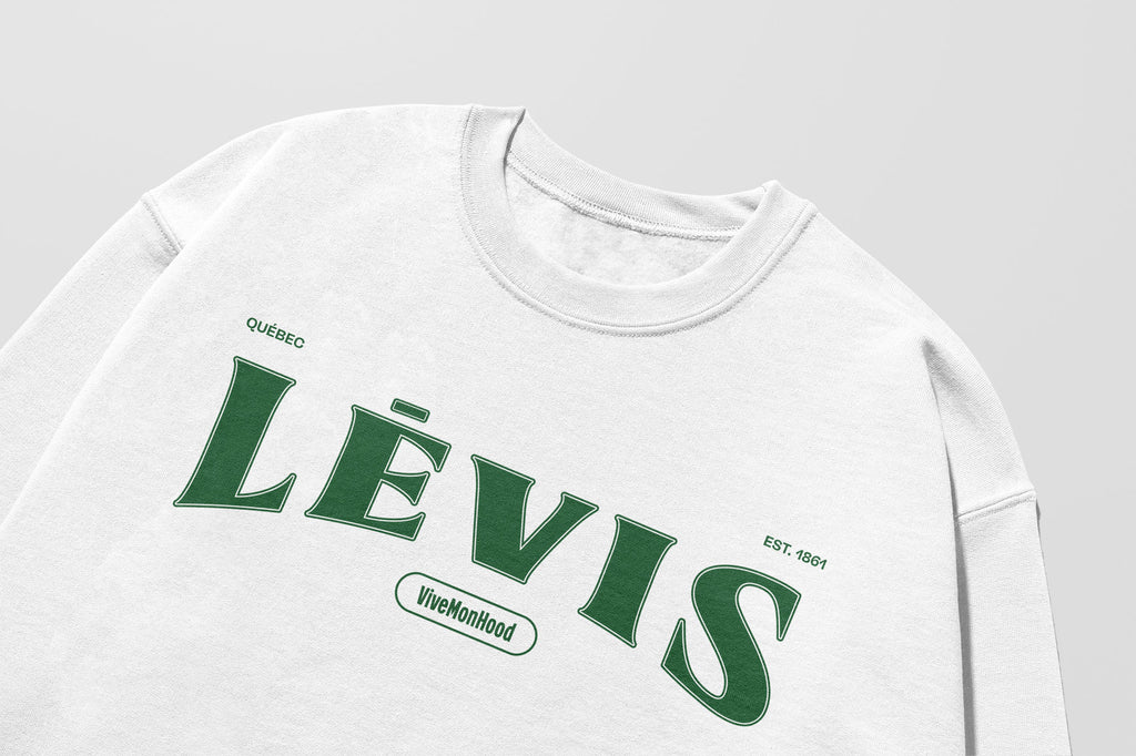 Mon Crew Fit - Adultes - Levis - Impression en Vert