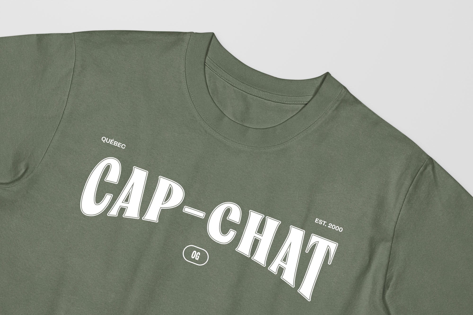 Mon T-Shirt Garçon - Adultes - Cap-Chat - Impression en Blanc