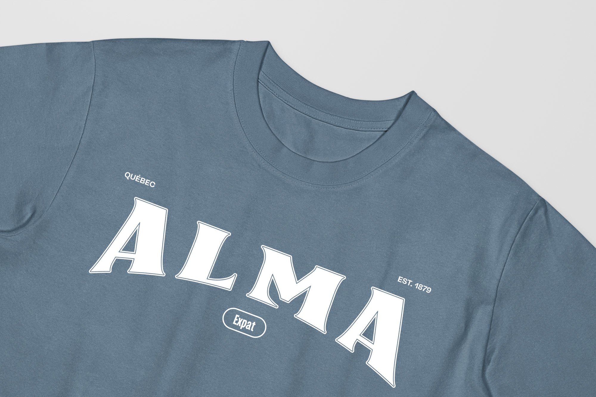 Mon T-Shirt Garçon - Adultes - Alma - Impression en Blanc