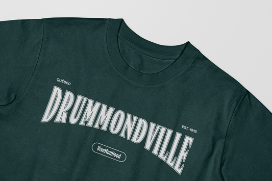 Mon T-Shirt Garçon - Drummondville - Adulte - Blanc - BlueSpruce